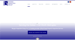 Desktop Screenshot of burgessinspection.com